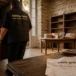 Vide maison tarbes : équipe charge cartons et meuble pour débarras