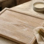 Ceruser un bois : plateau cérusé, brossage et finitions nettes