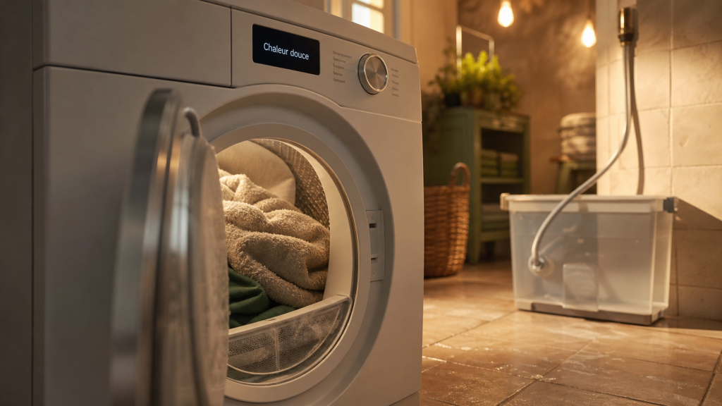 Comment fonctionne un seche linge : pompe à chaleur, chaleur douce