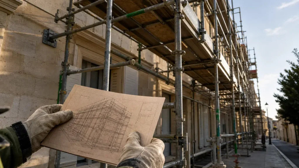 Échafaudage fixe : acier ou aluminium, normes R408 et achat sans mauvaise surprise