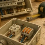 Nouveau domino elec : comparaison borne à vis et borne automatique, sans faux contact
