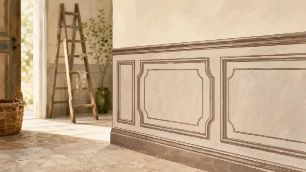 Papier peint soubassement : 4 styles pour transformer votre intérieur sans travaux