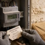 Sous compteur électrique, compteur divisionnaire dans un tableau électrique