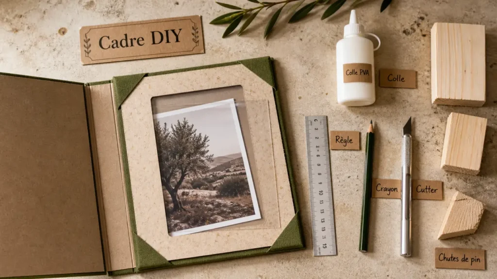Carton ou bois : comment fabriquer un cadre photo selon le rendu voulu
