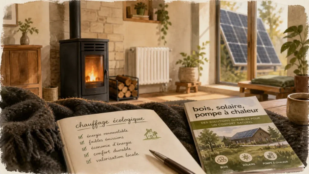 Quel chauffage écologique choisir ? Bois, solaire ou pompe à chaleur