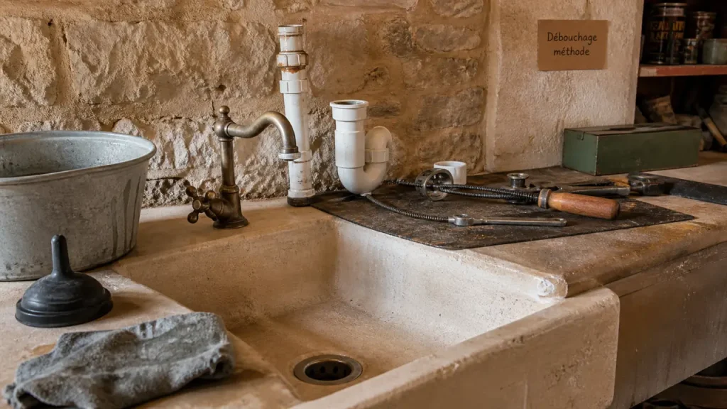 Canalisation bouchée : eau chaude, ventouse ou furet, quelle méthode choisir ?
