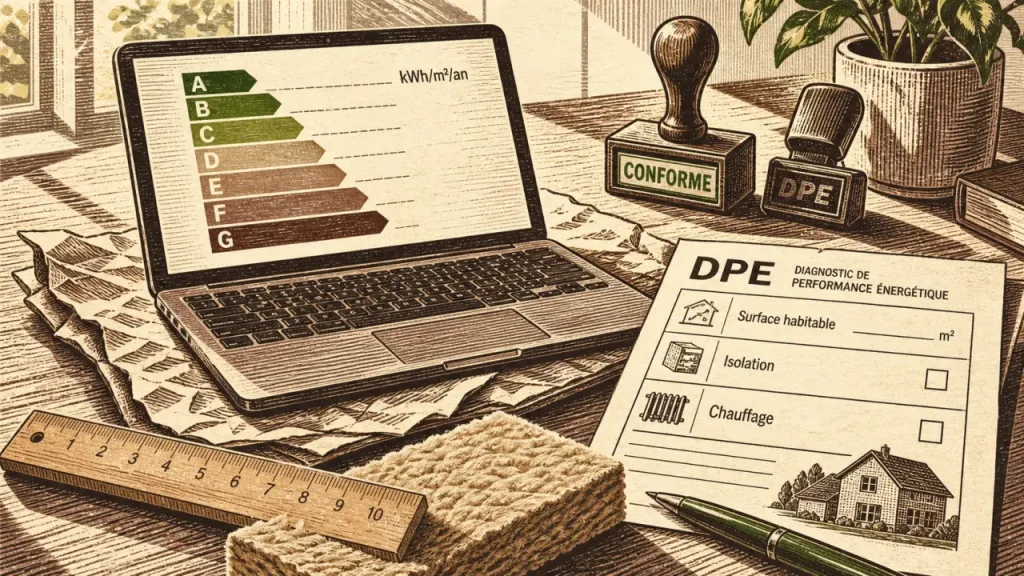 Simulation DPE pour habitats durables : estimation rapide, limites juridiques et travaux à prioriser