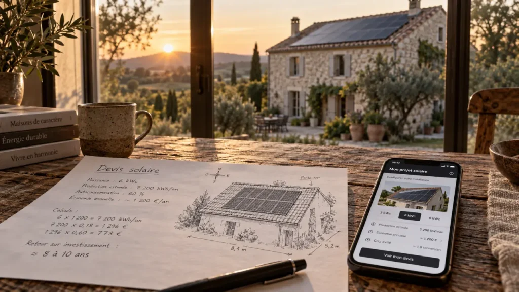 Pour une maison de 80 m², prévoyez 6 à 21 panneaux selon votre consommation
