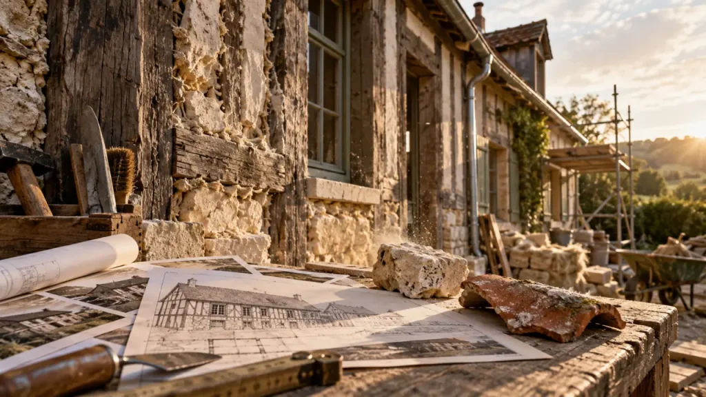 Rénover une maison normande sans piéger l’humidité : les matériaux et l’ordre des travaux